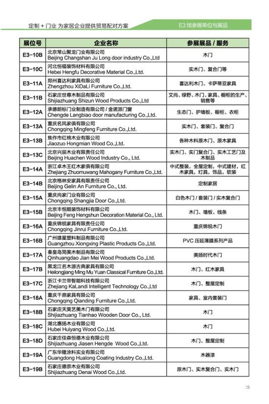 2017北京門展E3定制家居