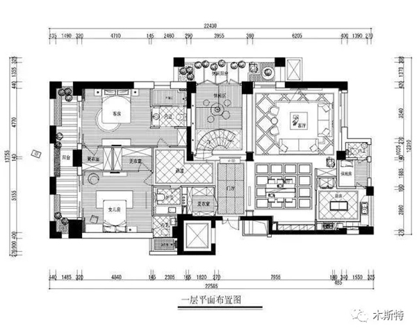 木斯特整木家裝案例：新古典主義演繹高雅和諧之美