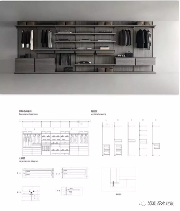 森潤整木定制：現(xiàn)代輕奢掛墻式衣帽間設計應用全面解析！
