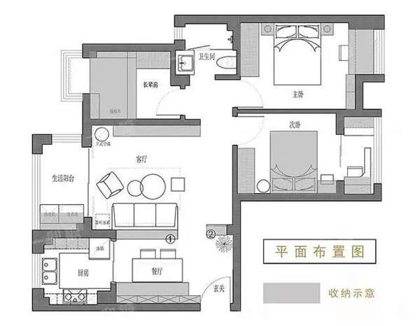 七步木業(yè)丨120平北歐風簡約三居室 適合年輕人的裝修風格