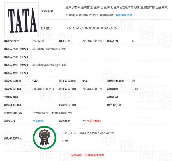 TATA入戶門