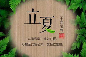 木門企業(yè)立夏節(jié)氣圖